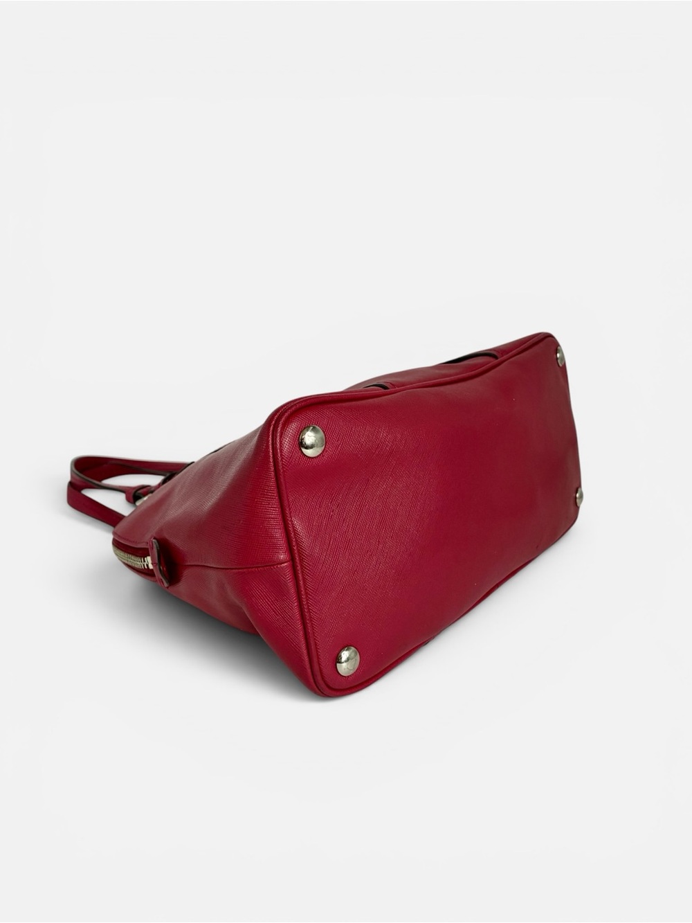 Coach Fuchsia Pink Saffiano Leather Dome Satchel Shoulder Crossbody Bag - Picture 6 of 9